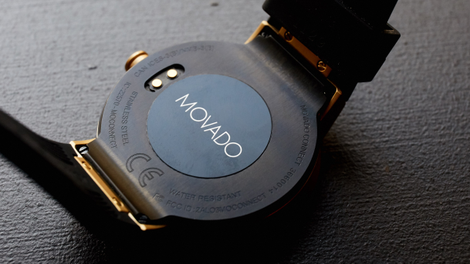 The charging points are recessed so they never dig into your wrist.